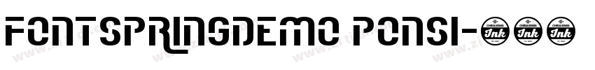 FONTSPRINGDEMO Ponsi字体转换